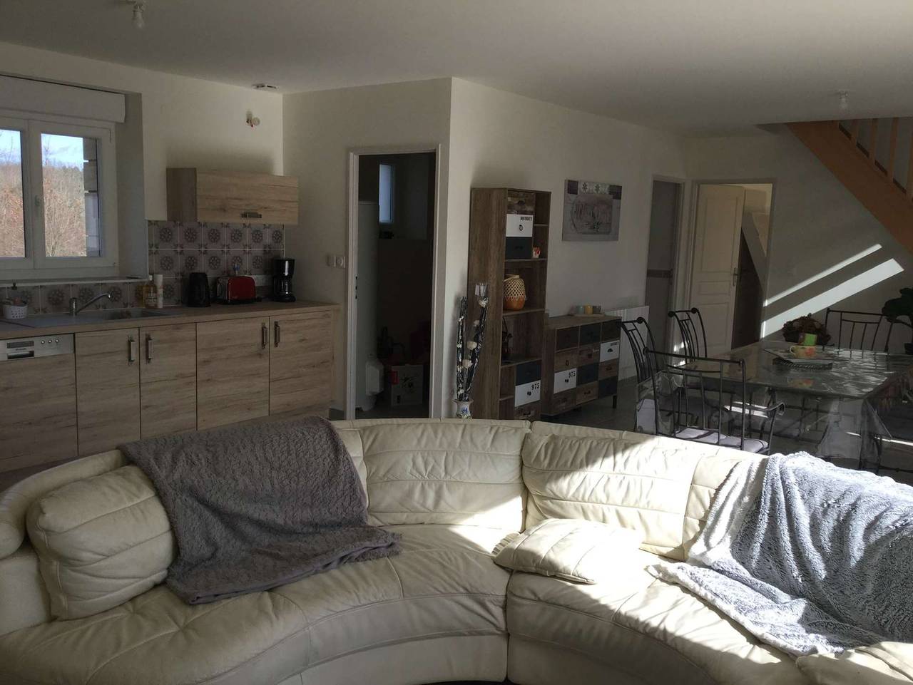 Appartement de vacances entier, La Lino du Bugassou avec piscine privée in Mauzens-et-Miremont, Périgord Blanc