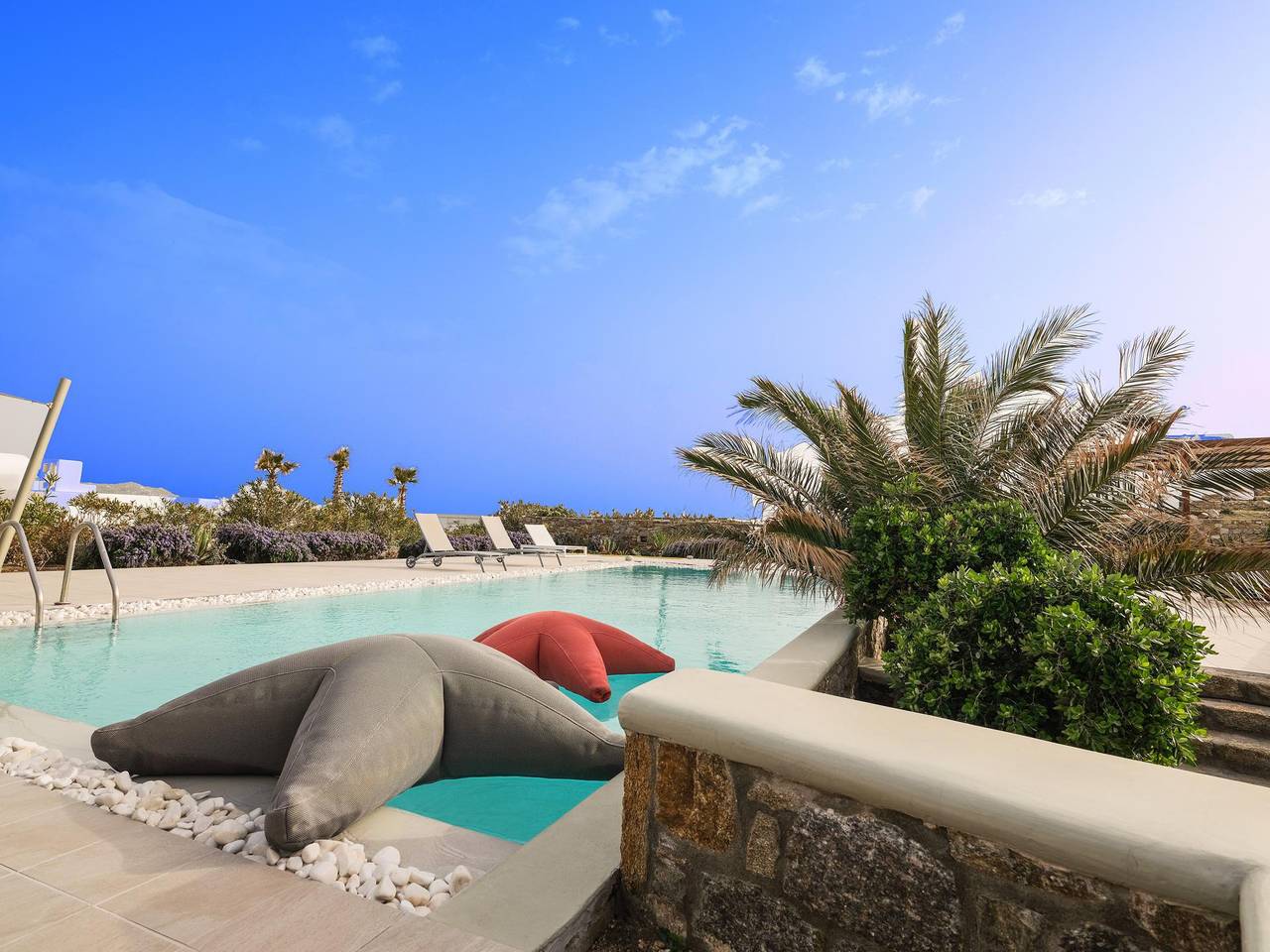 Secret Island - 5 master bedroom, private pool in Tourlos (Mykonos), Mykonos