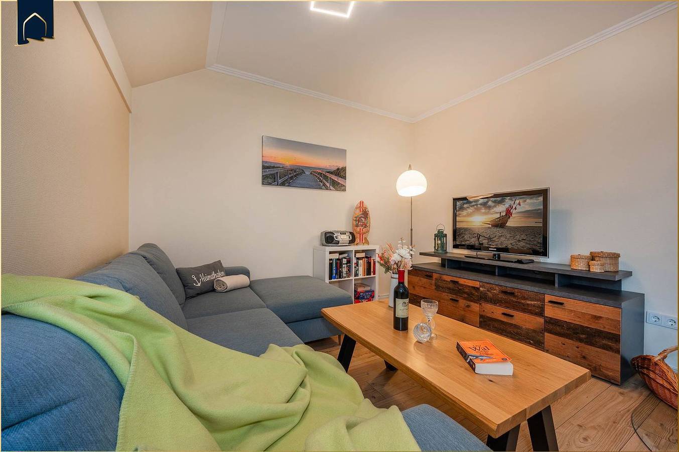 Ganze Wohnung, Gemütliche Ferienwohnung mit Balkon, nah am See und Strand in Ückeritz, Bernsteinbäder