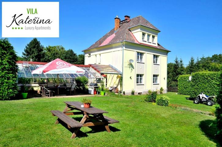 BnB für 5 Personen, mit Pool und Garten sowie Ausblick in Tschechien