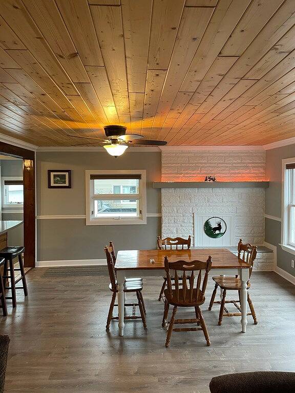 Beautiful view of the water in St. Ignace, Mackinac County