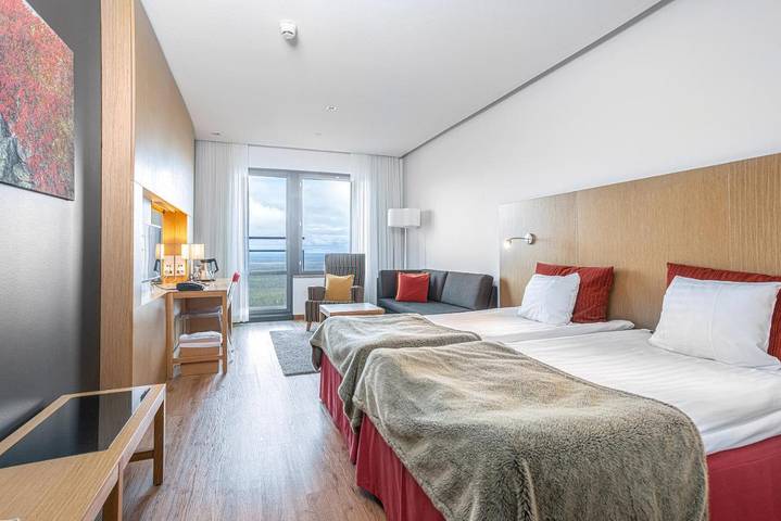 Hôtel pour 3 personnes, avec Balcon ainsi que Terrasse et Sauna dans Levi