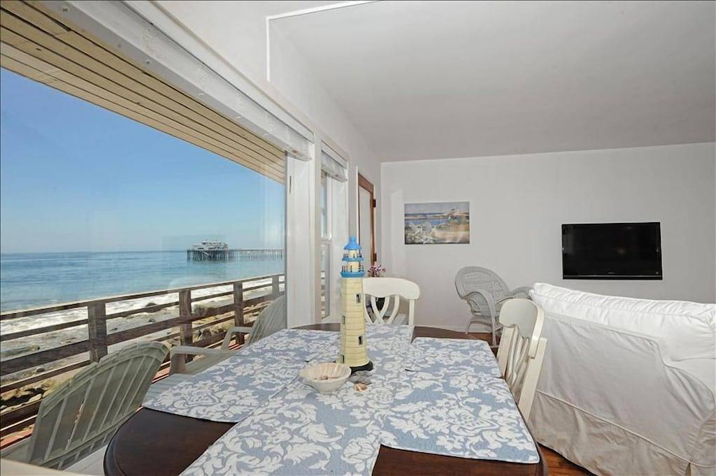 Ganze Wohnung, Exklusives Oceanfront Cottage am trockenen Sandstrand - Seal in Malibu Beach, Malibu