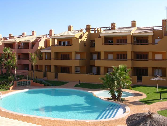 Apartamento para 4 personas, con terraza en Mar de Cristal