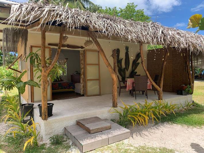 Chambre d’hôte pour 3 personnes, avec jardin ainsi que terrasse et vue, animaux acceptés dans Rangiroa - 3