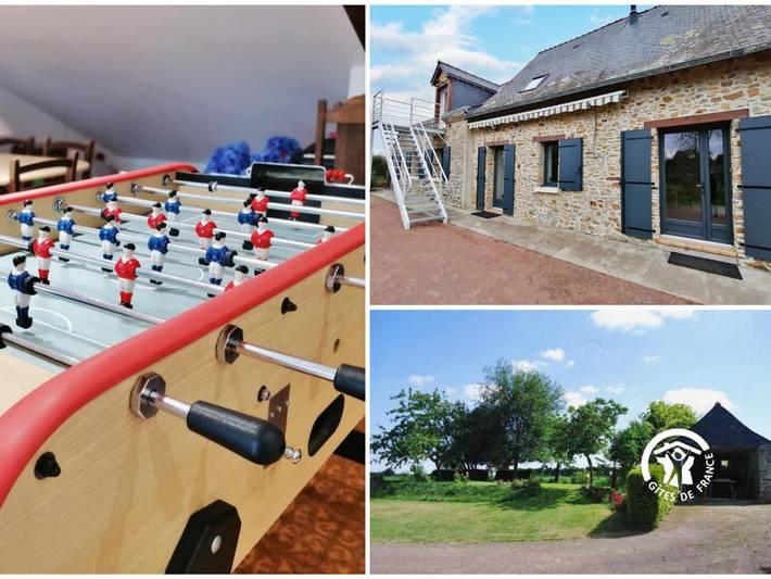 Location de vacances pour 14 personnes, avec Terrasse et Jardin dans Congrier