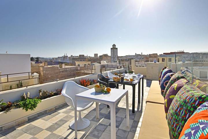Riad pour 2 personnes, avec piscine et terrasse à Essaouira - 4