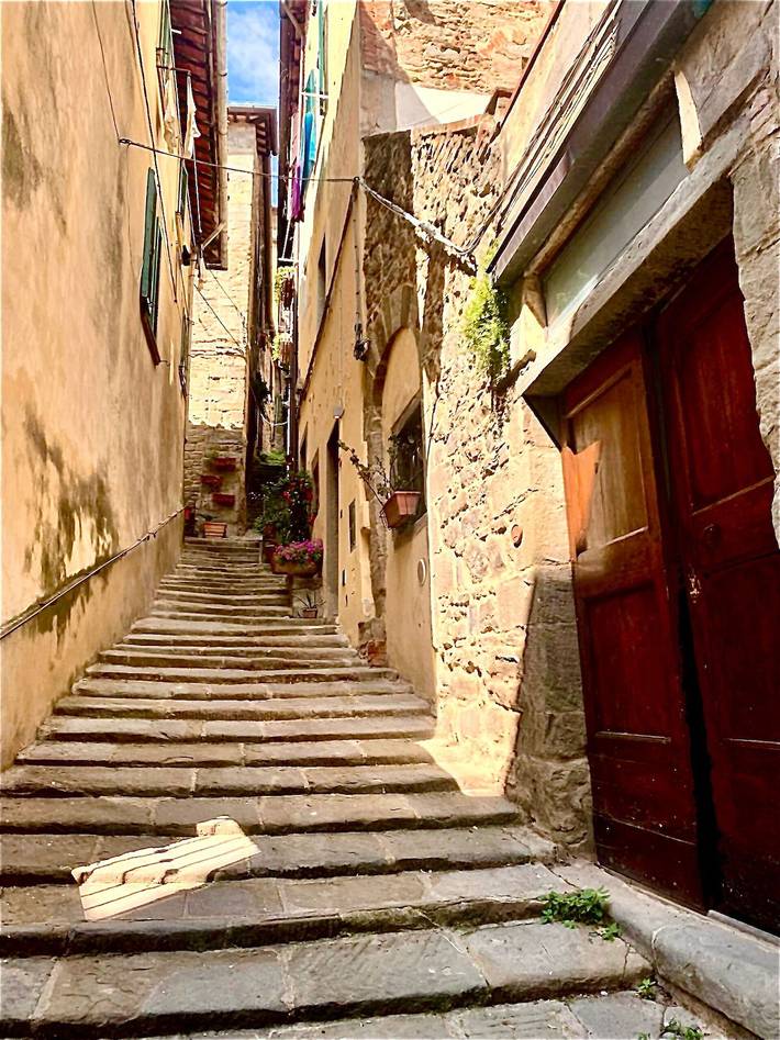 Ganze Wohnung, Vicolo Della Scala Rooms - La Luna in Cortona, Arezzo Provinz