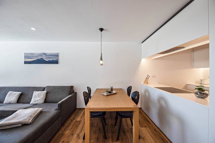 Ganze Wohnung, Ferienwohnung 'Laugen Residenze Moritz' in der Nähe von Meran mit Bergblick und Garten in Hafling Oberdorf, Hafling