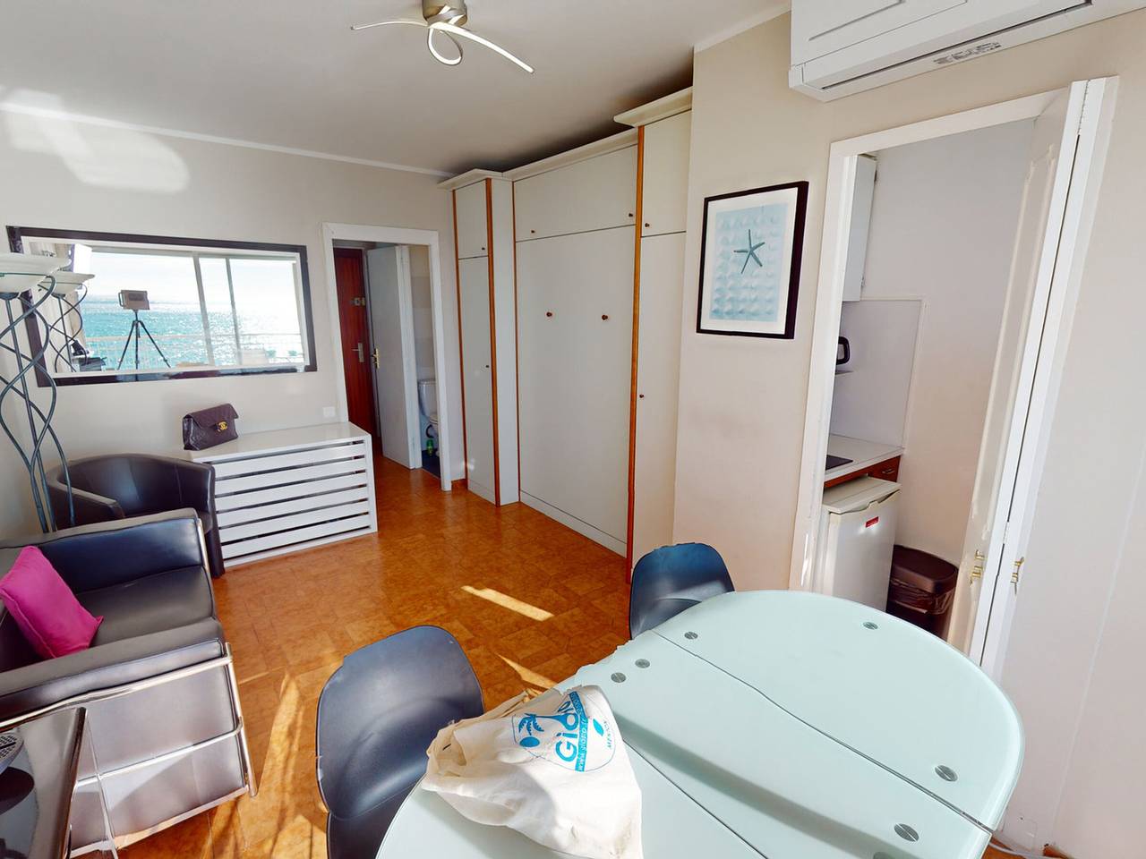 Ganzes Studio, Klimatisiertes Studio mit Terrasse am Meer in Menton, Nizza und Umgebung