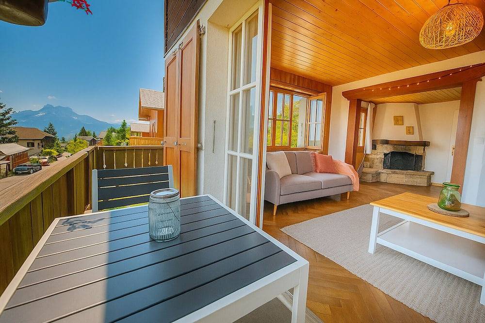 Chalet chaleureux avec sauna, à côté des pistes in Leysin, Alpes Vaudoises