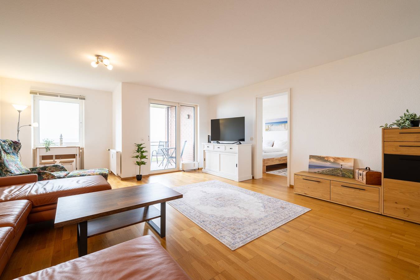 Ganze Ferienwohnung, Großzügige Ferienwohnung in Wilhelmshaven am Südstrand mit Balkon & Meerblick | Wohnung 28 in Südstrand (gebührenfrei), Wilhelmshaven