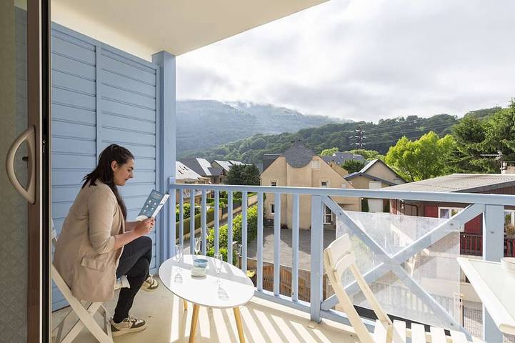 Apartamento entero, Apartamento renovado para 4 pers con aparcamiento en Vielle-Aure in Vielle-Aure, Parque nacional de los Pirineos