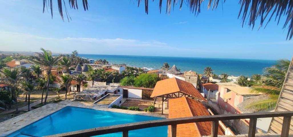 Casas e apartamentos de temporada para 5 pessoas, com piscina infantil e piscina e ainda terraço and vista, com animais de estimação em Canoa Quebrada
