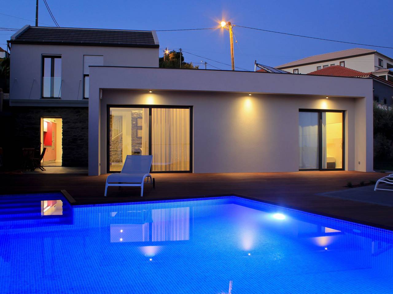 In Estreito Da Calheta mit Privatem Pool und Meerblick in Estreito da Calheta, Isla de Madeira
