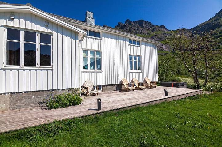 Chalet für 13 Personen, mit Garten auf den Lofoten