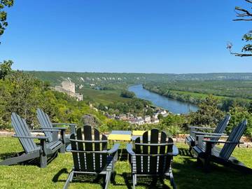 Maison d’hôte pour 4 personnes, avec jardin et vue à La Roche-Guyon
