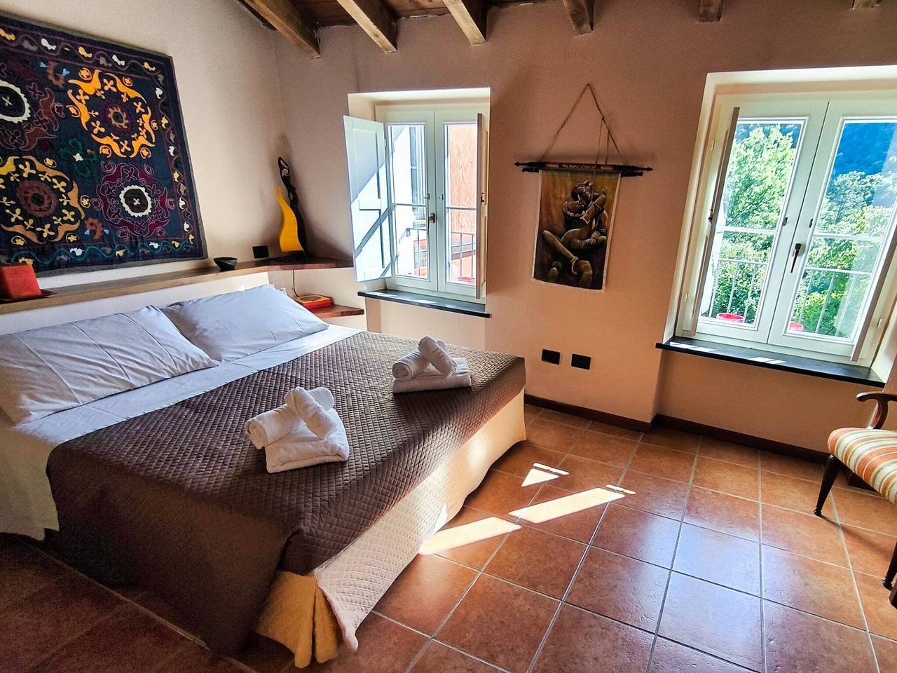 Vakantiehuis voor 4 personen met balkon/terras in Pignone, Riviera di Levante