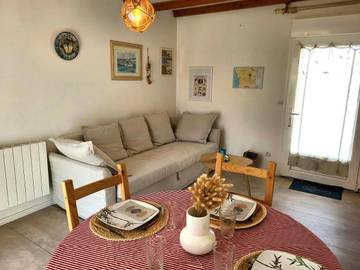 Gîte pour 6 personnes, avec vue et jardin, animaux acceptés dans Pirou-Plage