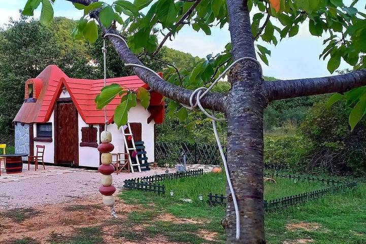 Ferienhaus für 4 Personen, mit Garten, mit Haustier