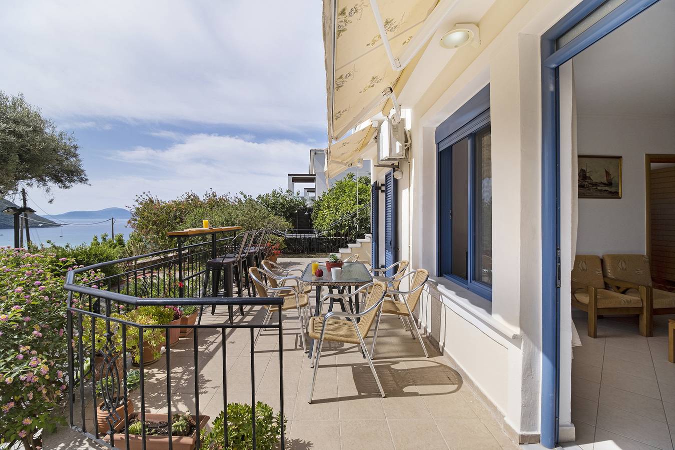 Entire apartment, Apartment 'Panorama 1' with Sea View, Wi-Fi and Air Conditioning in Greece