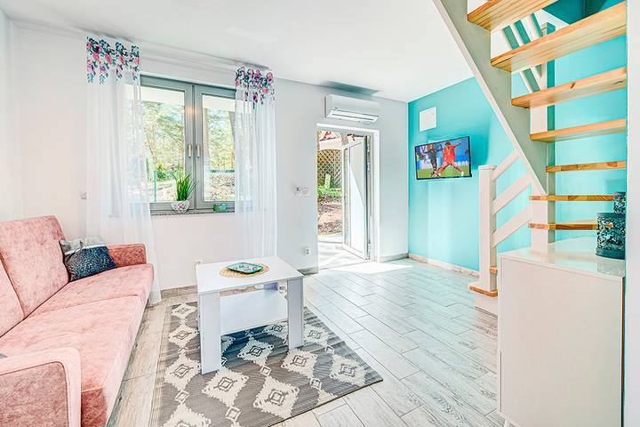 Ferienhaus für 6 Personen, mit Balkon