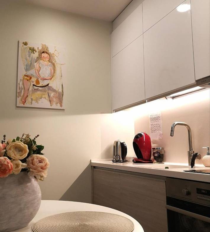 Apartament wakacyjny dla 2 osób, z balkon i widok w Wilno