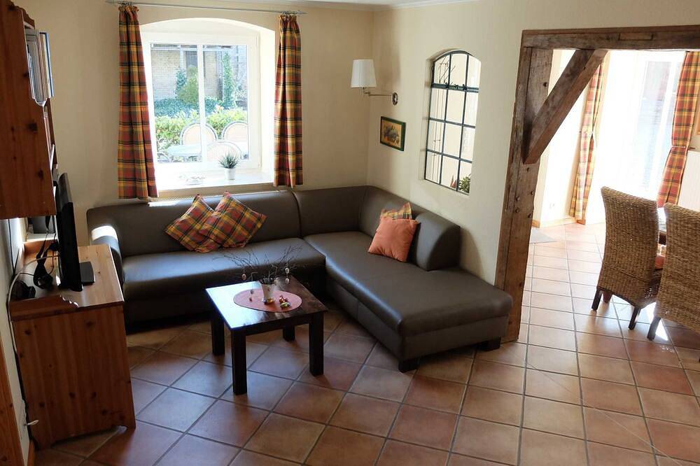 Ferienwohnung Innenhof - Ferienhof Börsby - Ferienwohnung Innenhof in Geltinger Birk, Pommerby