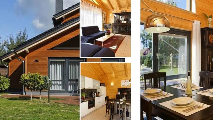 Ferienhaus für 8 Personen, mit Sauna und Terrasse sowie Garten, mit Haustier in Zempin