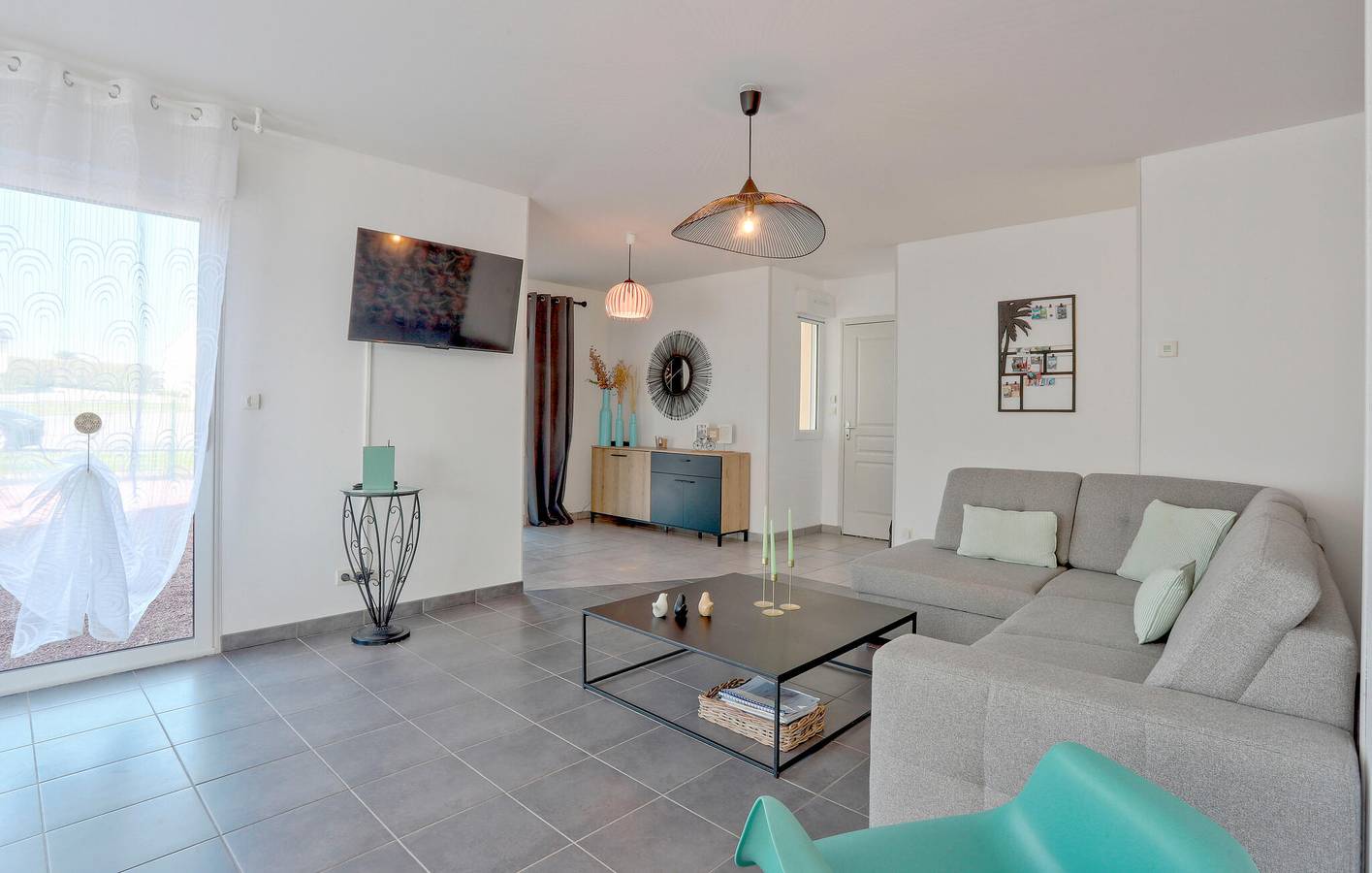 Appartement en bord de mer avec jardin et parking in Créances-Plage, Créances