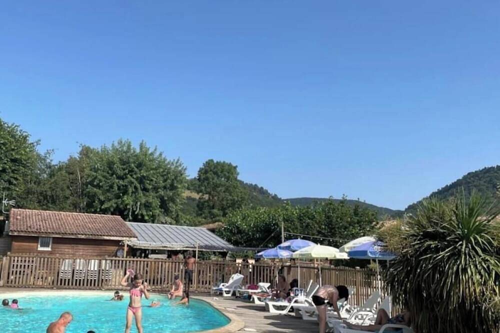 Zecamping 3 étoiles piscine chauffée dog friendly tente 23m2 5 pers in Sorèze, Castres und Umgebung