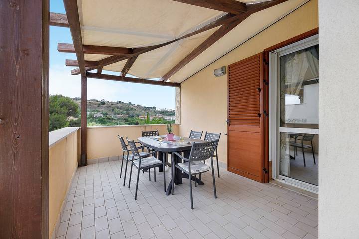 Appartement de vacances pour 4 personnes, avec balcon et jardin