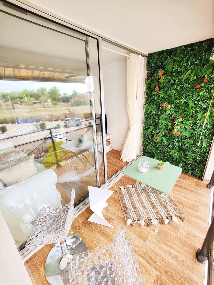 Gîte pour 4 personnes, avec Balcon et Terrasse dans Le Seaquarium