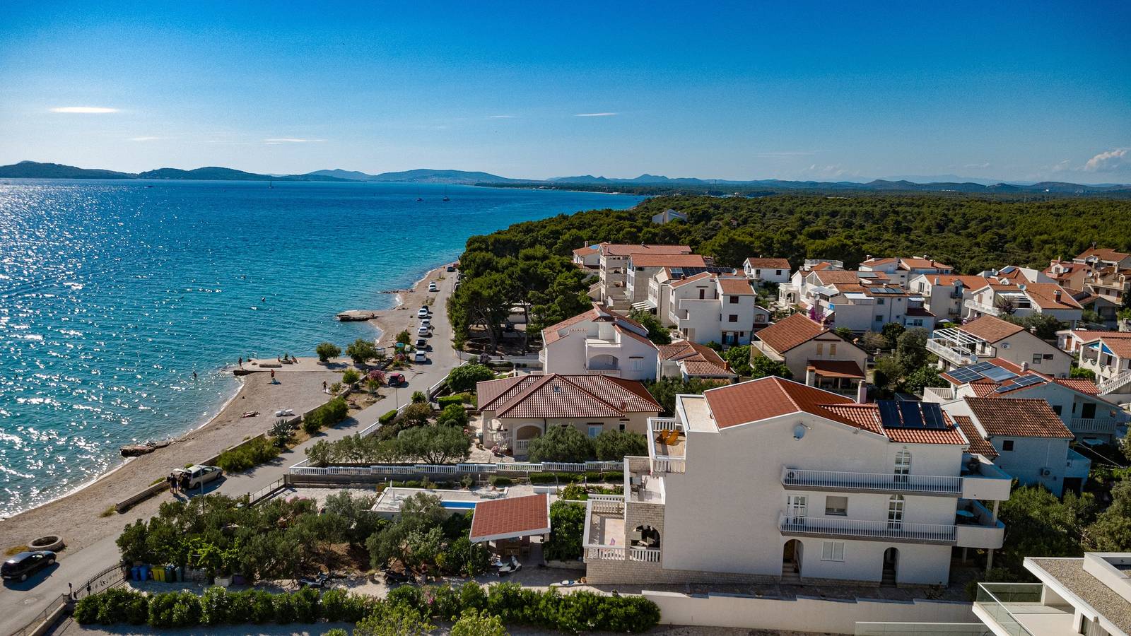 Ganze Wohnung, Studio Appartement am Strand Zablace, Sibenik As-25436-a in Sibenik, Šibenik-Knin