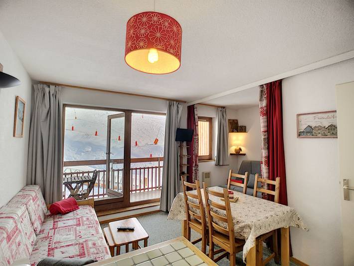Gîte pour 4 personnes, avec Balcon dans Station De Val Thorens