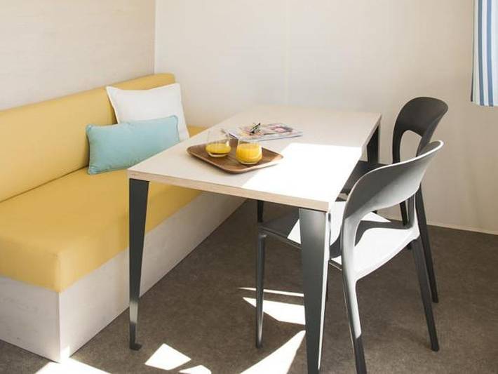 Camping Le Fun - Mobilheim 2 personen - Cahita, 1 Schlafzimmer, Neu+Tv + Klimaanlage in Fitou, Mittelmeerküste (Frankreich)