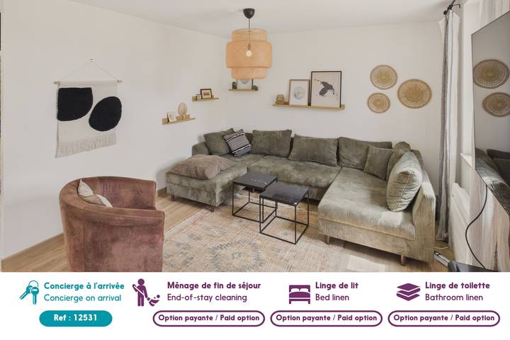 Location de vacances pour 7 personnes, avec jardin et terrasse dans Plage de la Joie - 2