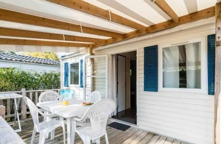 Camping voor 5 personen, met Terras en Zwembad in Olonne-sur-Mer