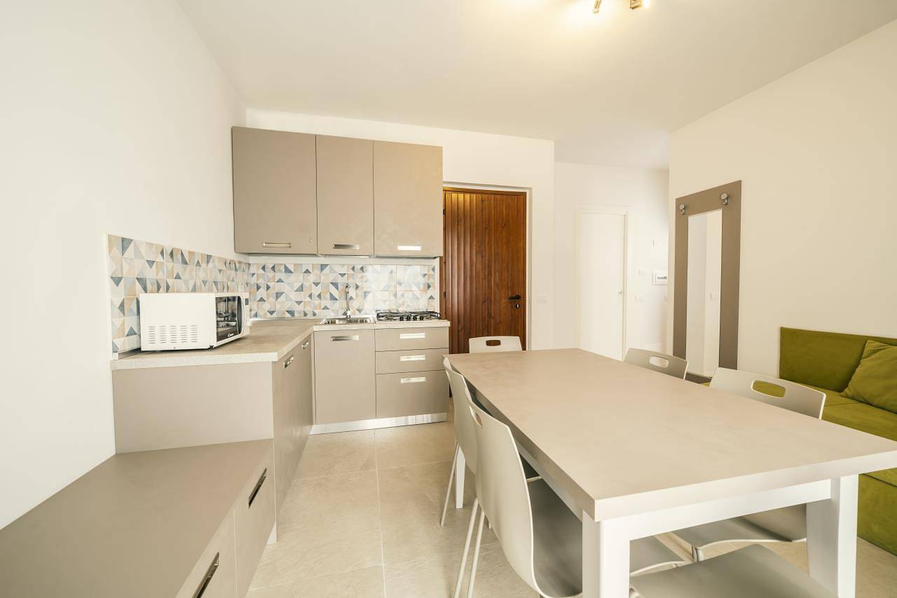 Ganze Wohnung, Residenz La Rotonda Dreizimmer-Wohnung Trilo für 6 Personen in Tignale, Gardasee-Berge
