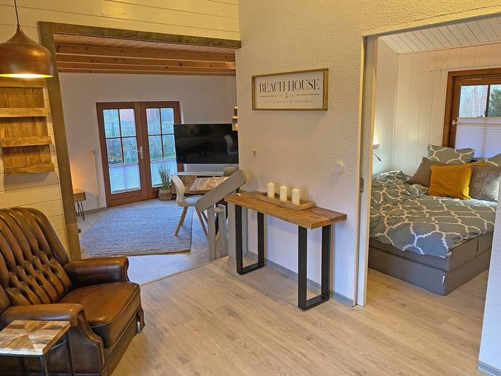 Ganze Ferienwohnung, Beach House mit eingez. Garten direkt am Hundestrand in Hundestrand Kalifornien, Schönberg