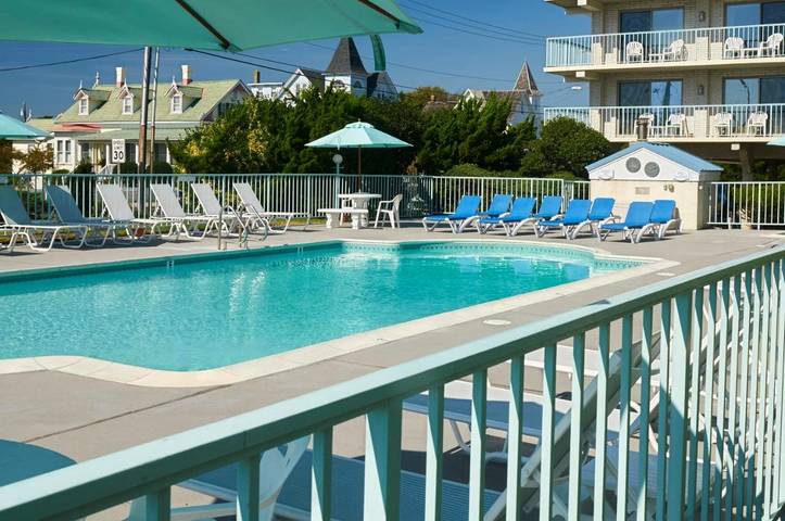 Hotel dla 2 osób, z balkon i ogród oraz jacuzzi i basen w New Jersey