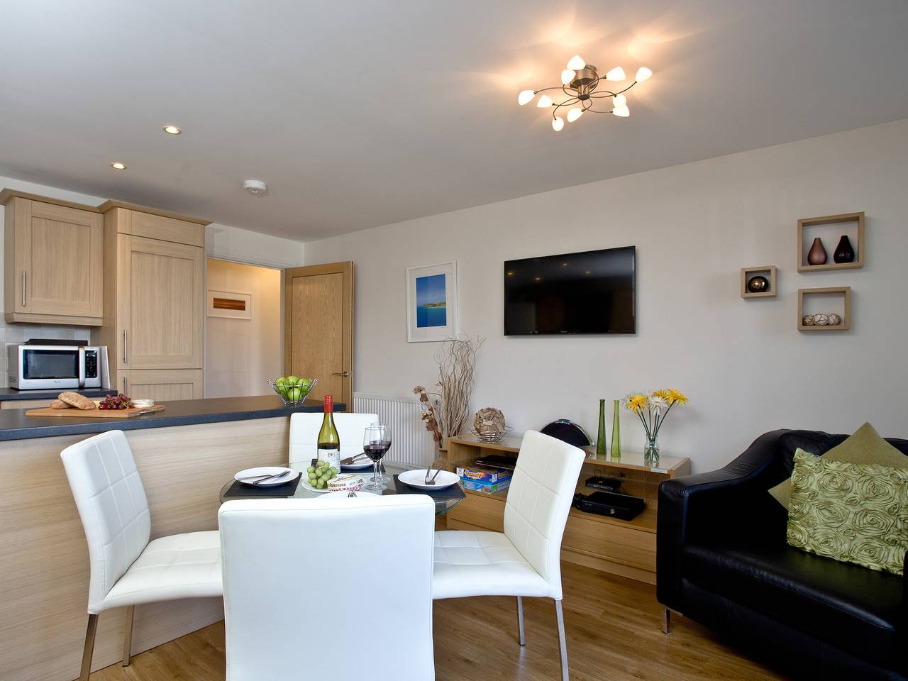 Entire apartment, 1 Harbour View in Newquay, Cornwall
