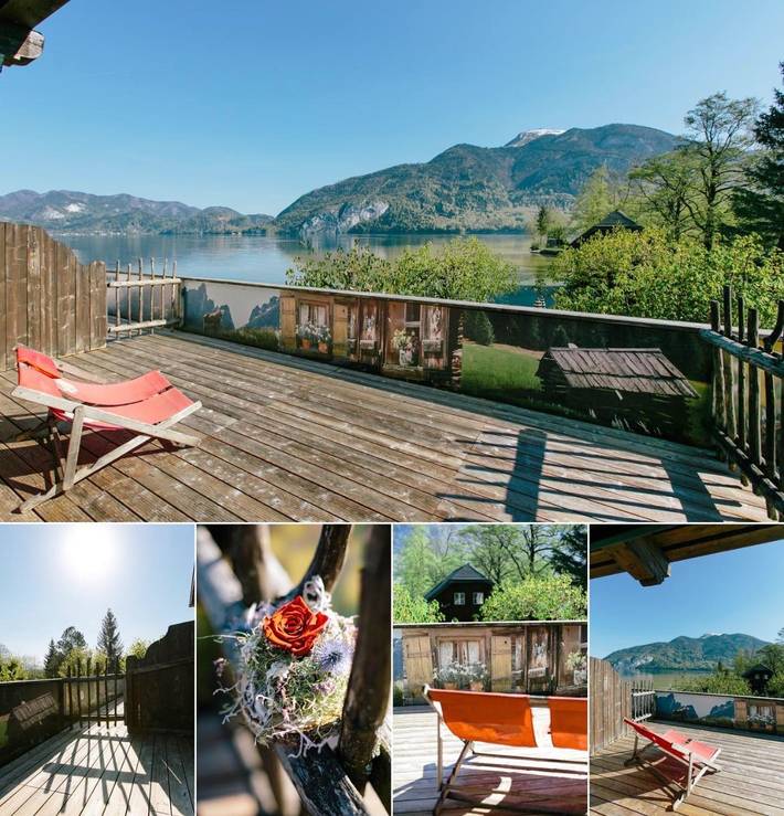 BnB für 2 Personen, mit Terrasse und Garten in Sankt Gilgen