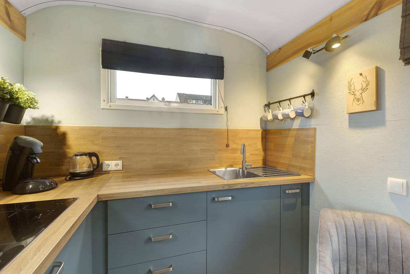 Maison de vacances 'Tiny House' avec terrasse privée, Wi-Fi et climatisation in Lohfelden, Hessisches Bergland