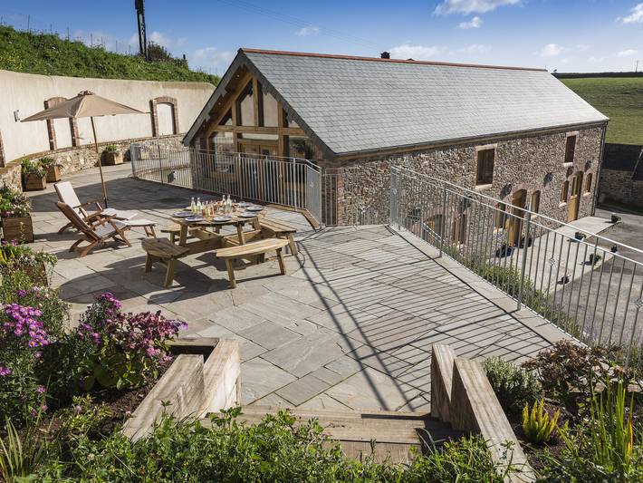 Cottage for 8 people, with garden in Devon