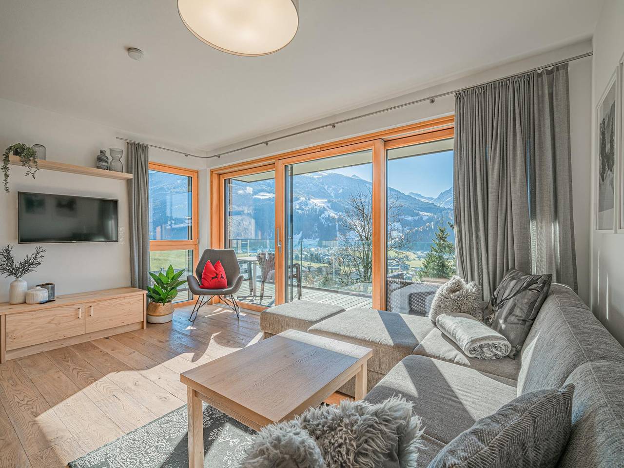 Ganze Wohnung, Luxuriöse Wohnung mit Sauna und Panoramablick in Hollersbach im Pinzgau, Pinzgau