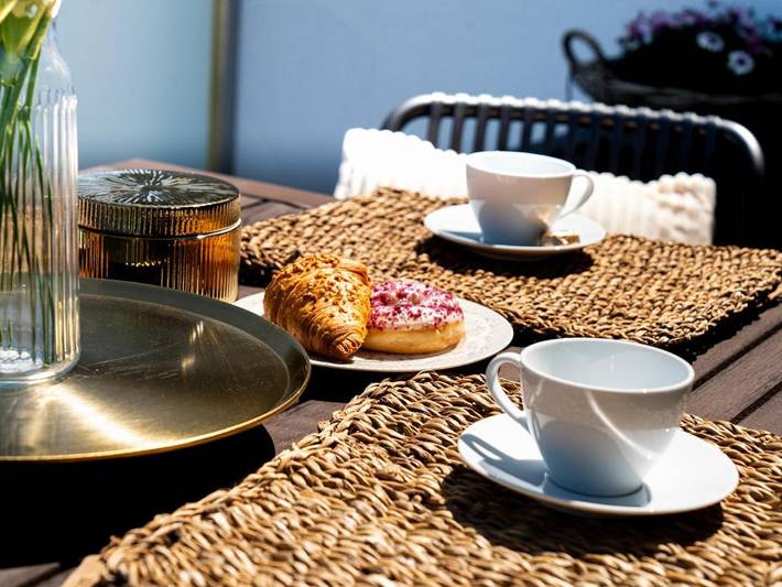 Ferienwohnung für 6 Personen, mit Balkon und Terrasse sowie Garten und Ausblick in Bad Schwartau - 2