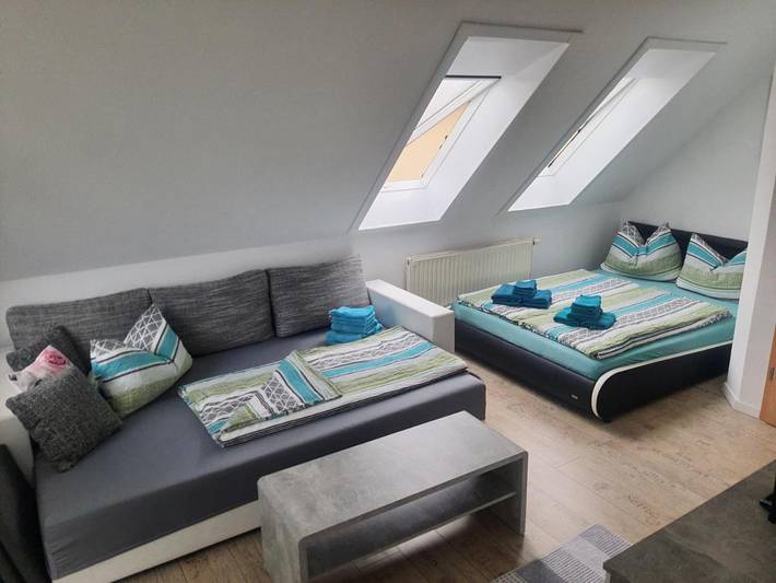 Ferienwohnung für 4 Personen, mit Balkon und Ausblick in Bad Salzungen