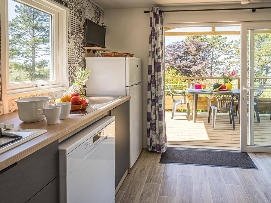 Camping Locronan - Mobilheim 4 personen - Komfort + 2 Schlafzimmer in Locronan, Châteaulin und Umgebung