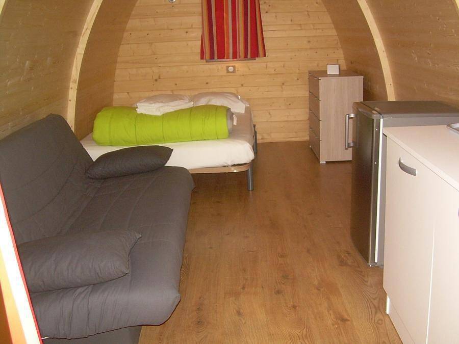 Flower Camping Torraccia - Chalet 2 personnes - Chalet Insolite 19m² (1ch - 2 pers) - sans sanitaire + Clim (M/D) in Cargèse, Parc naturel régional de Corse
